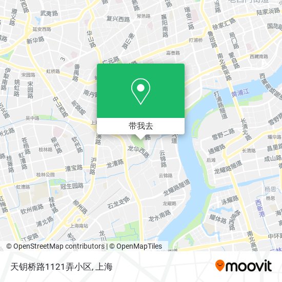 天钥桥路1121弄小区地图