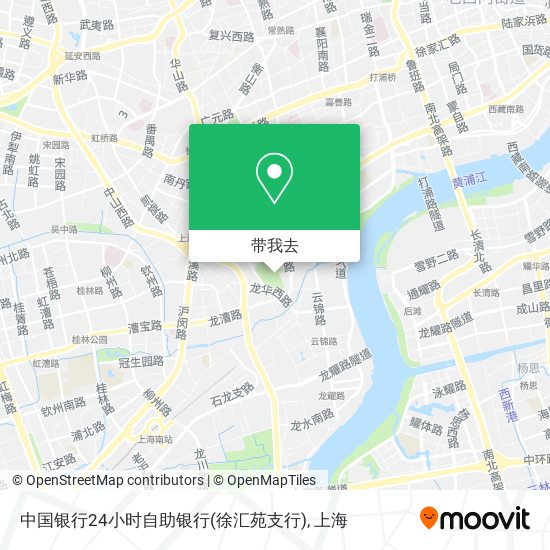 中国银行24小时自助银行(徐汇苑支行)地图