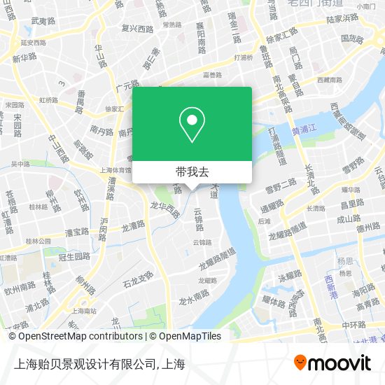 上海贻贝景观设计有限公司地图