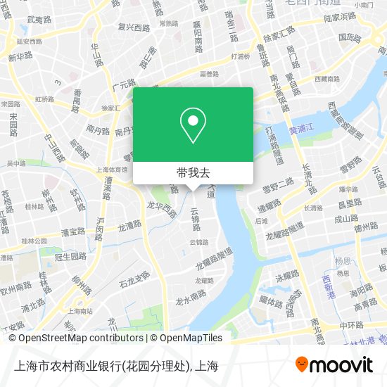 上海市农村商业银行(花园分理处)地图