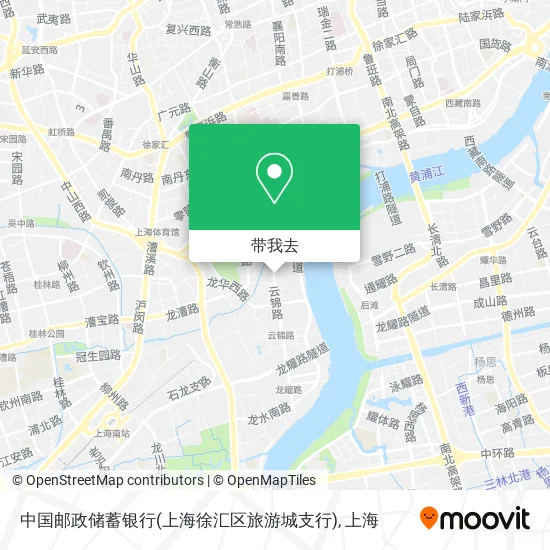 中国邮政储蓄银行(上海徐汇区旅游城支行)地图