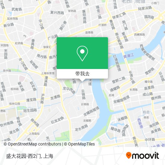 盛大花园-西2门地图