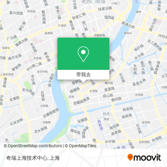 奇瑞上海技术中心地图
