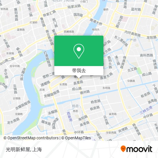 光明新鲜屋地图