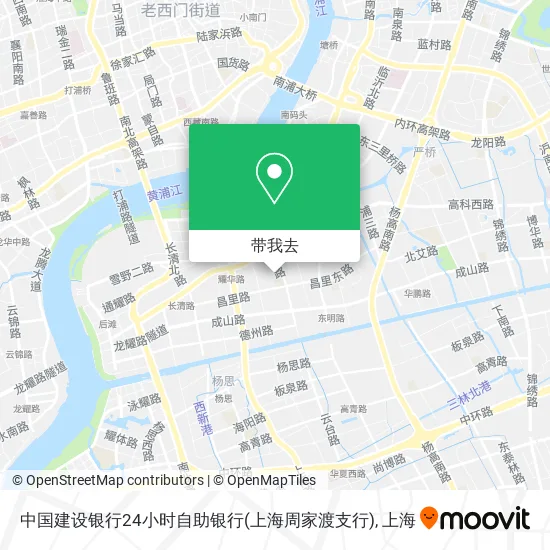 中国建设银行24小时自助银行(上海周家渡支行)地图