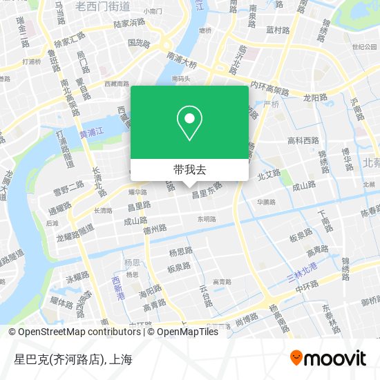 星巴克(齐河路店)地图