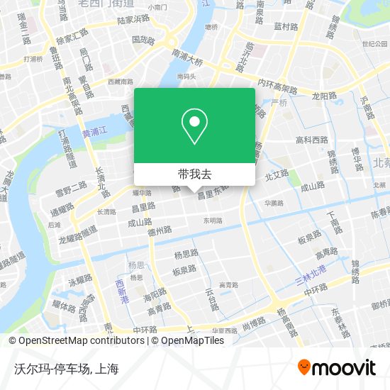 沃尔玛-停车场地图