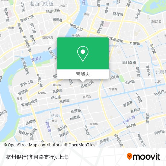 杭州银行(齐河路支行)地图