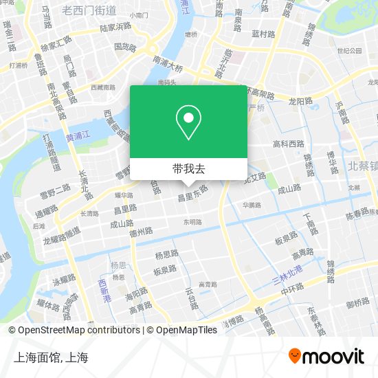 上海面馆地图