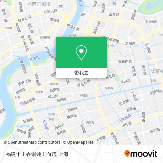 福建千里香馄饨王面馆地图