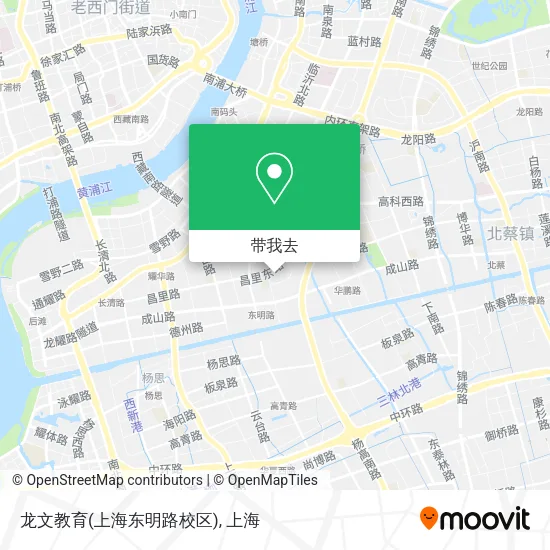 龙文教育(上海东明路校区)地图