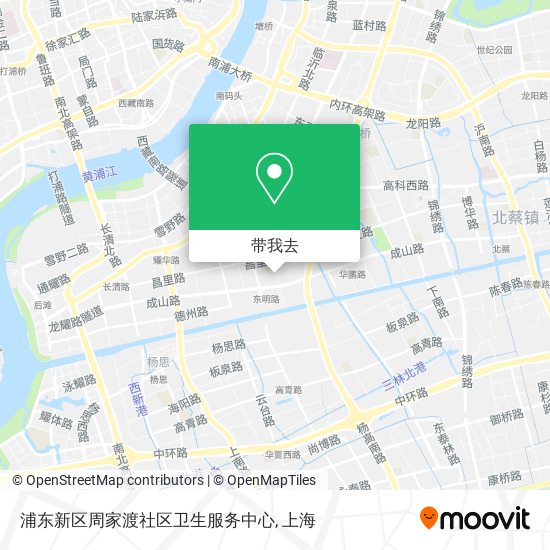 浦东新区周家渡社区卫生服务中心地图