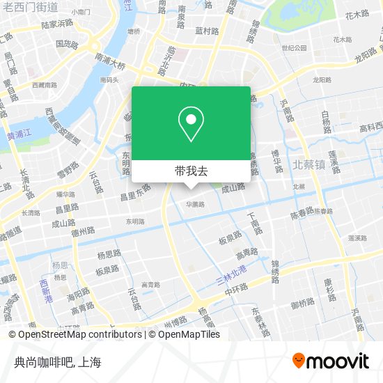典尚咖啡吧地图