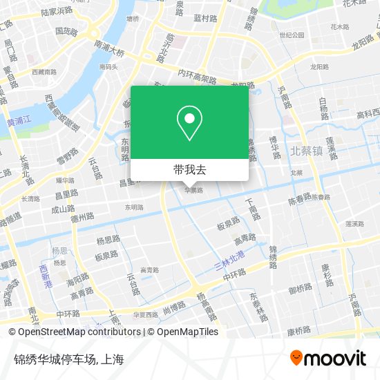 锦绣华城停车场地图