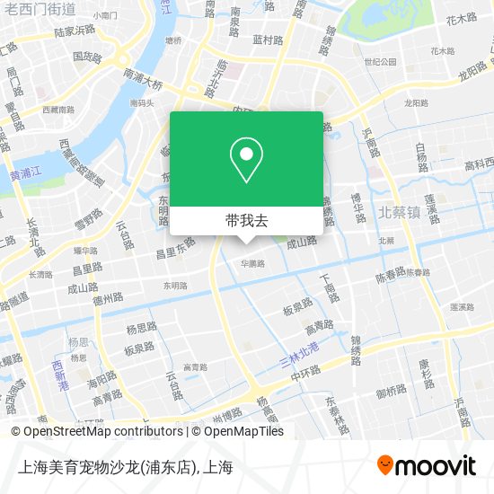 上海美育宠物沙龙(浦东店)地图