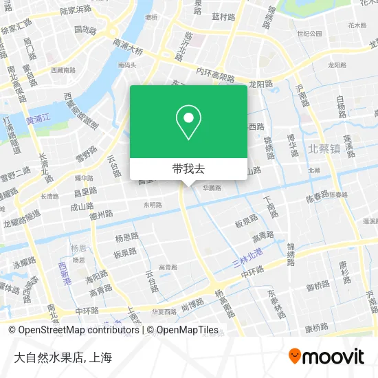 大自然水果店地图