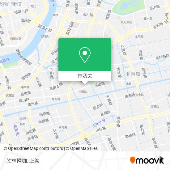胜林网咖地图