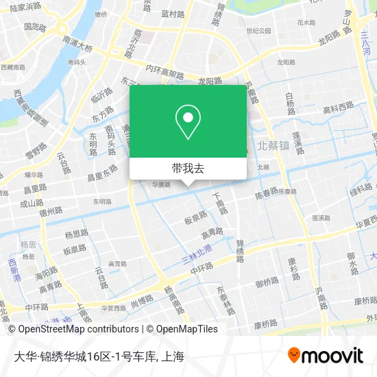 大华·锦绣华城16区-1号车库地图