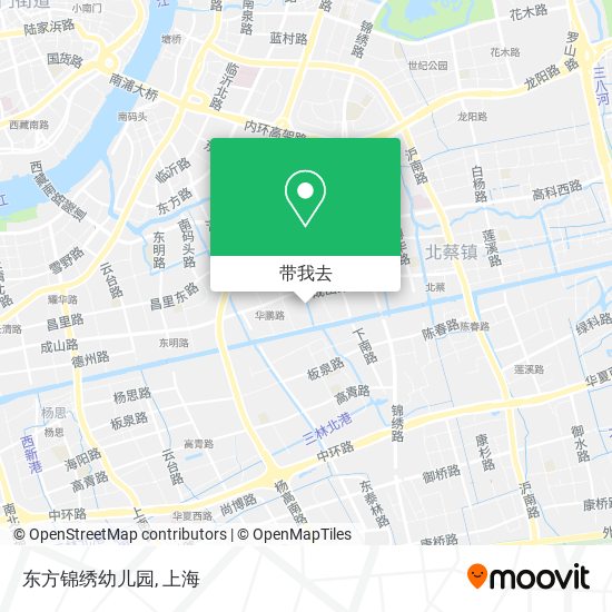 东方锦绣幼儿园地图
