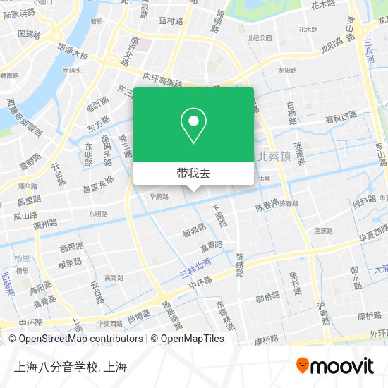 上海八分音学校地图