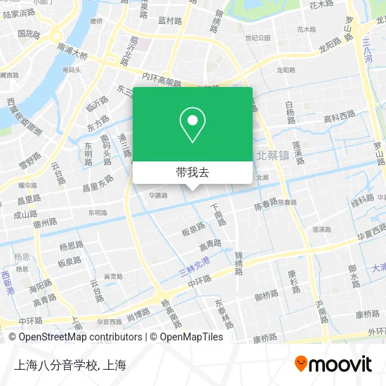 上海八分音学校地图