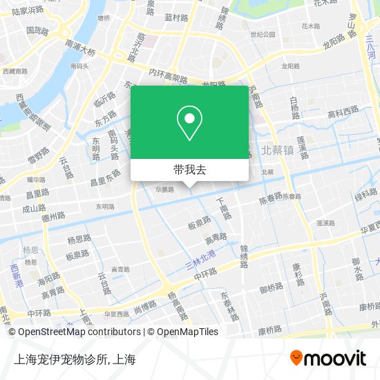 上海宠伊宠物诊所地图