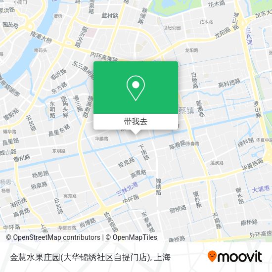 金慧水果庄园(大华锦绣社区自提门店)地图