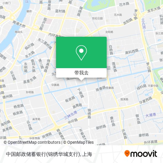 中国邮政储蓄银行(锦绣华城支行)地图