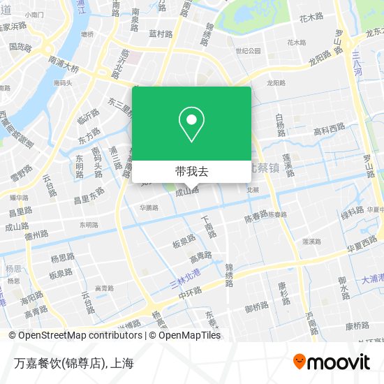 万嘉餐饮(锦尊店)地图