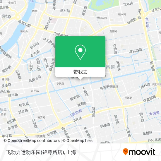 飞动力运动乐园(锦尊路店)地图