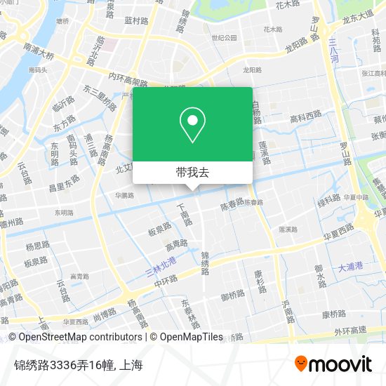 锦绣路3336弄16幢地图