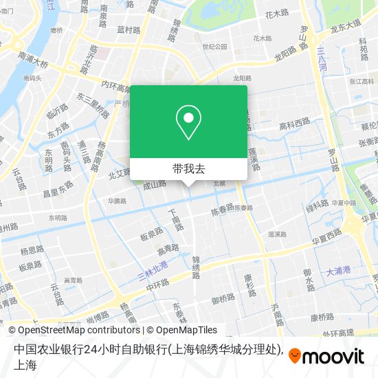 中国农业银行24小时自助银行(上海锦绣华城分理处)地图