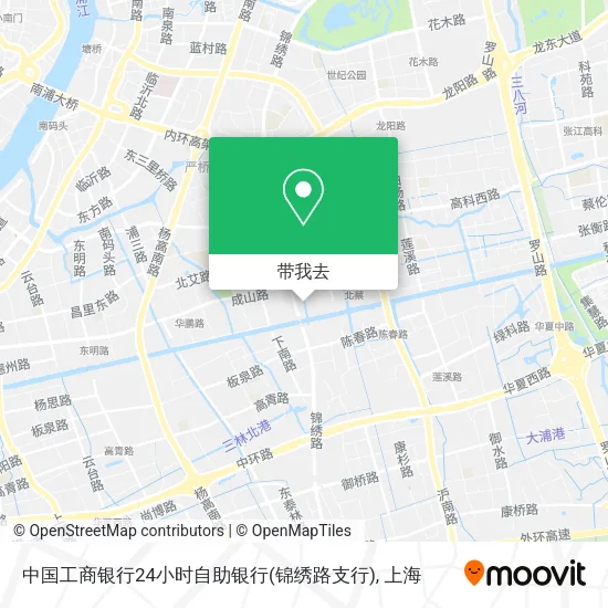 中国工商银行24小时自助银行(锦绣路支行)地图