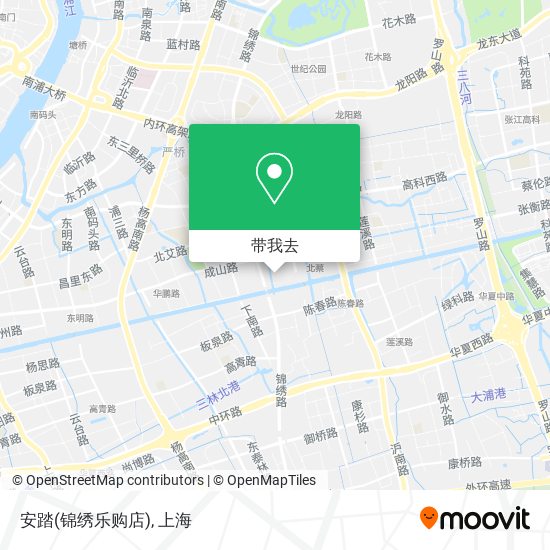 安踏(锦绣乐购店)地图