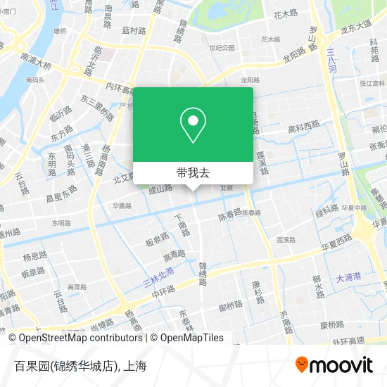 百果园(锦绣华城店)地图