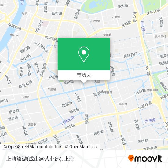 上航旅游(成山路营业部)地图