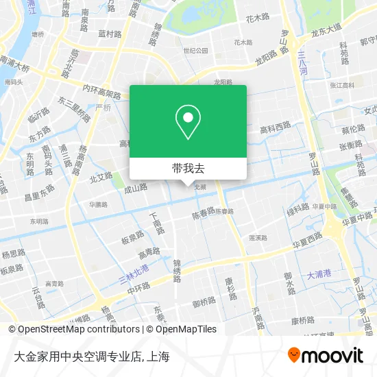 大金家用中央空调专业店地图