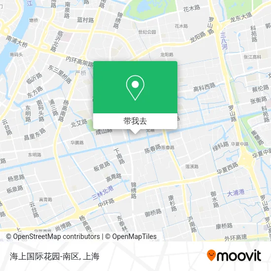 海上国际花园-南区地图