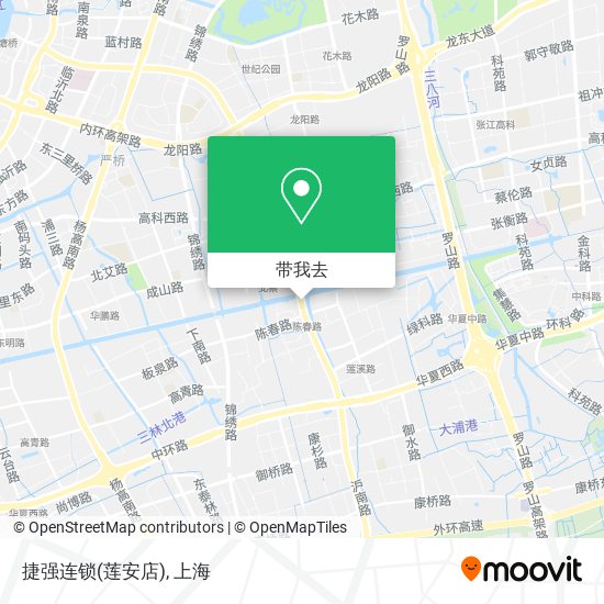 捷强连锁(莲安店)地图