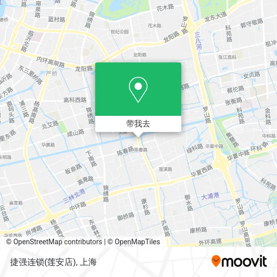 捷强连锁(莲安店)地图