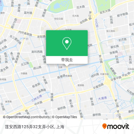 莲安西路125弄32支弄小区地图