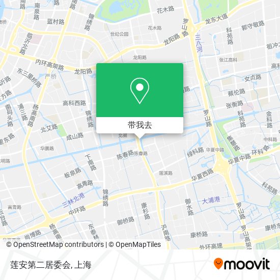 莲安第二居委会地图