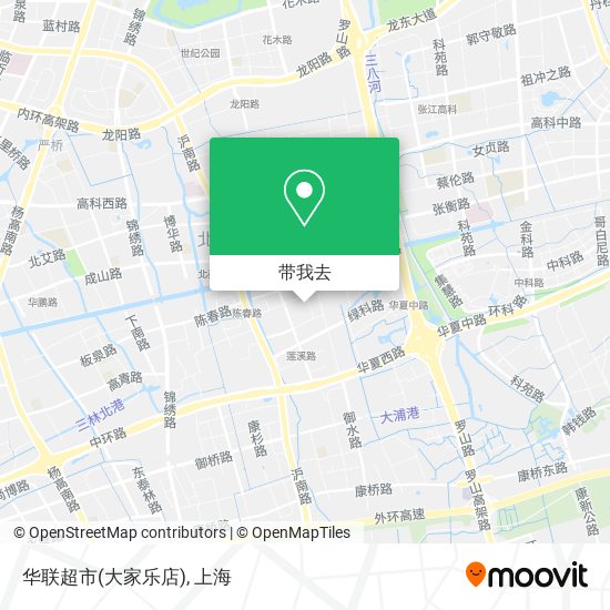 华联超市(大家乐店)地图