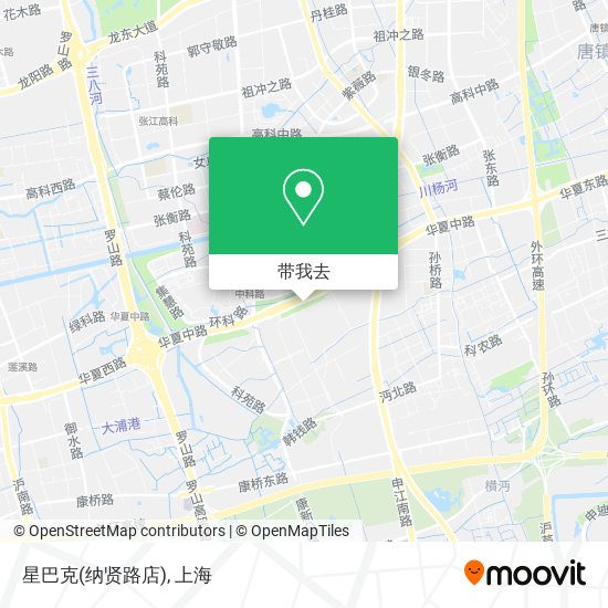 星巴克(纳贤路店)地图