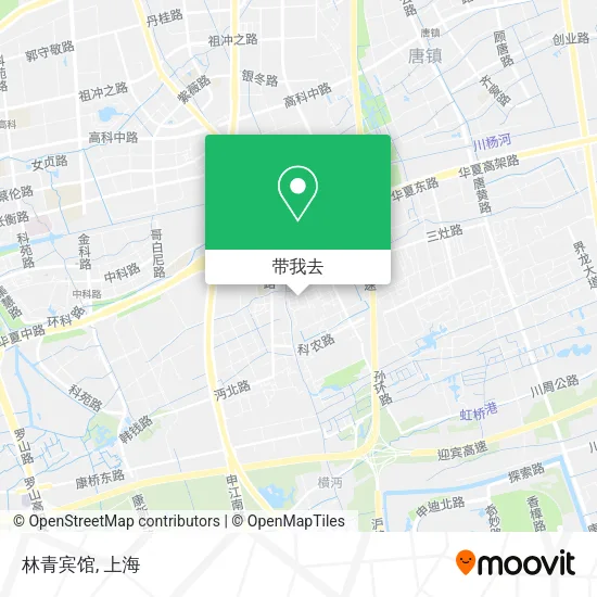 林青宾馆地图