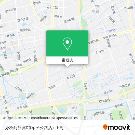 孙桥商务宾馆(军民公路店)地图