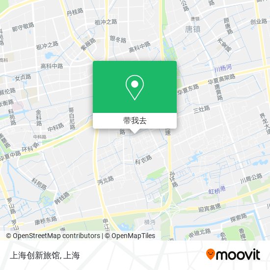 上海创新旅馆地图