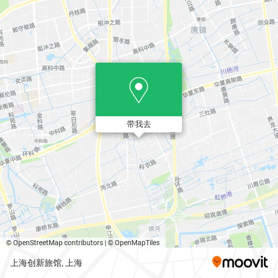 上海创新旅馆地图