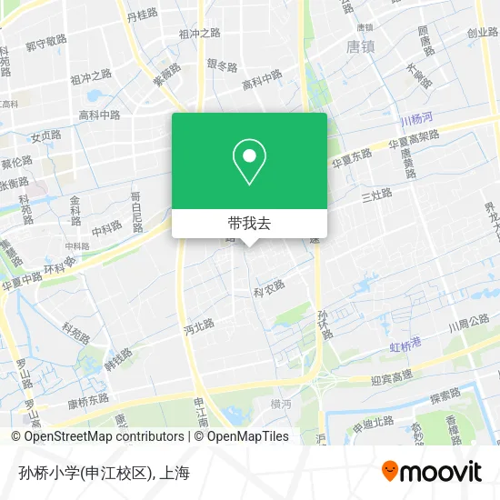 孙桥小学(申江校区)地图