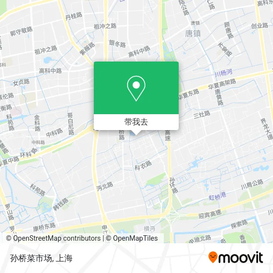 孙桥菜市场地图